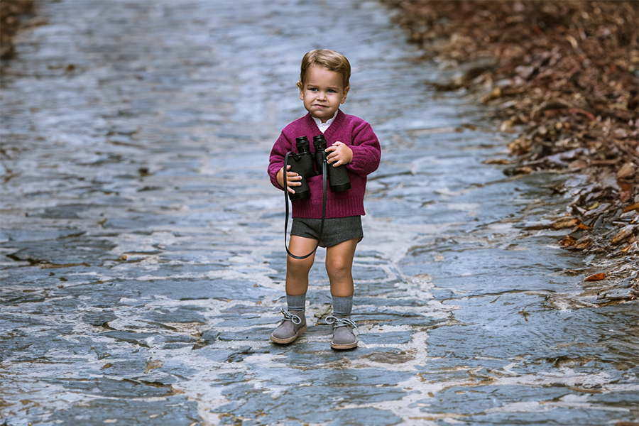 Pisacacas Niños Botas Safari Cordones