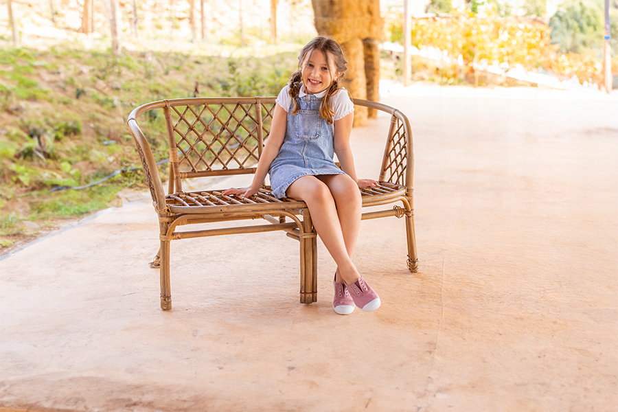 Zapatillas Lona Punta Goma Sin Cordones
