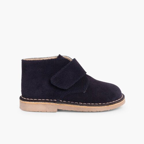 Pisacacas Niños Botas Safari tira adherente    Azul Marino