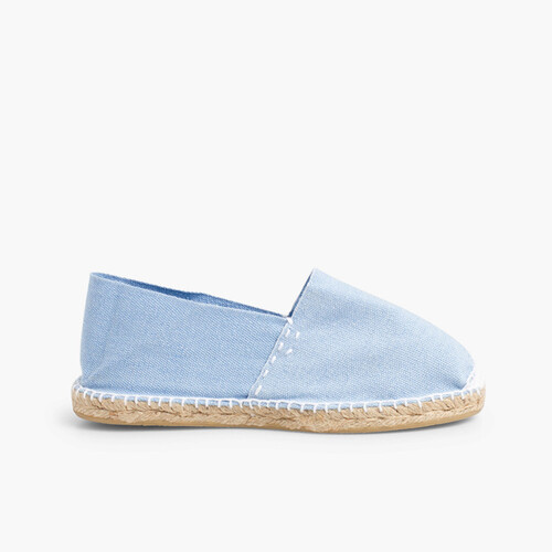 Alpargatas Niños y Mamas/Papas (T.35-45) Celeste