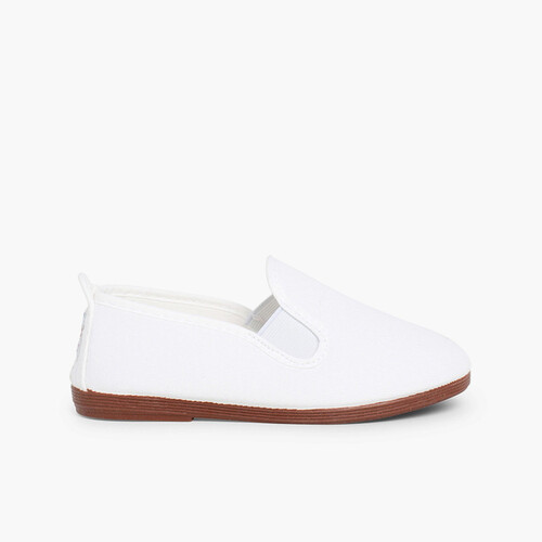 Zapatillas kung-fu camping Blanco