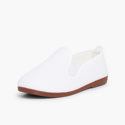 Zapatillas kung-fu camping Blanco