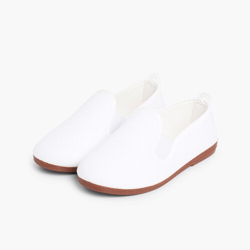 Zapatillas kung-fu camping Blanco
