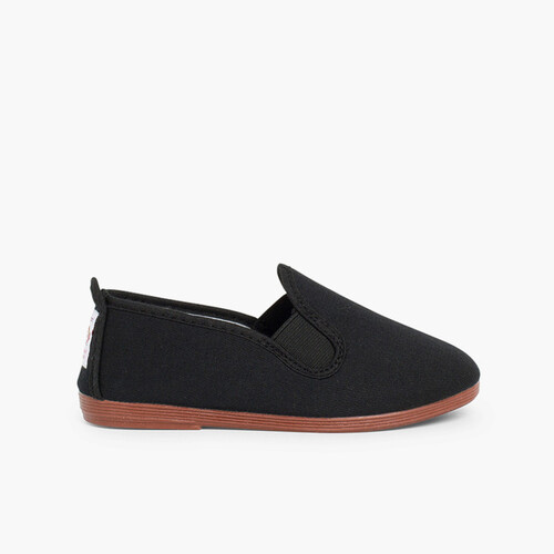 Zapatillas kung-fu camping Negro