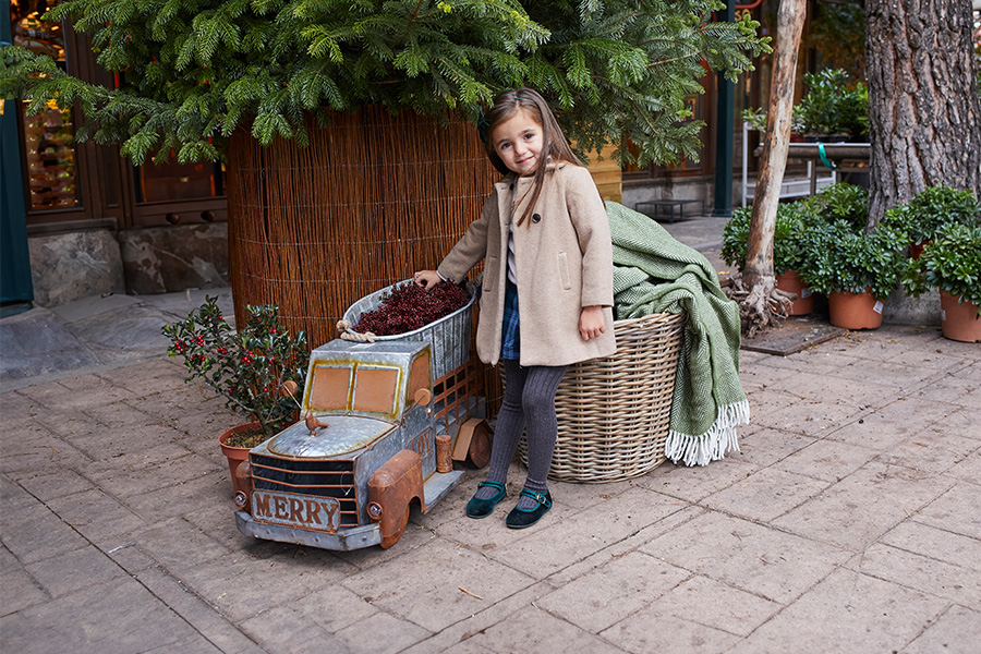 Merceditas Niña Terciopelo Hebilla