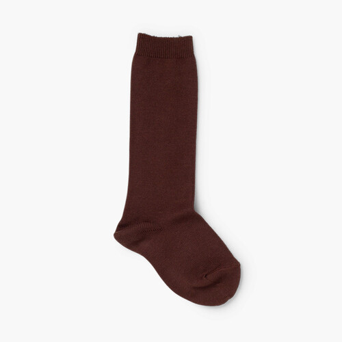 Calcetines Condor Lisos Altos Marrón