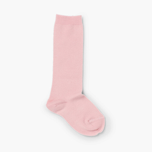 Calcetines Condor Lisos Altos Rosa Palo