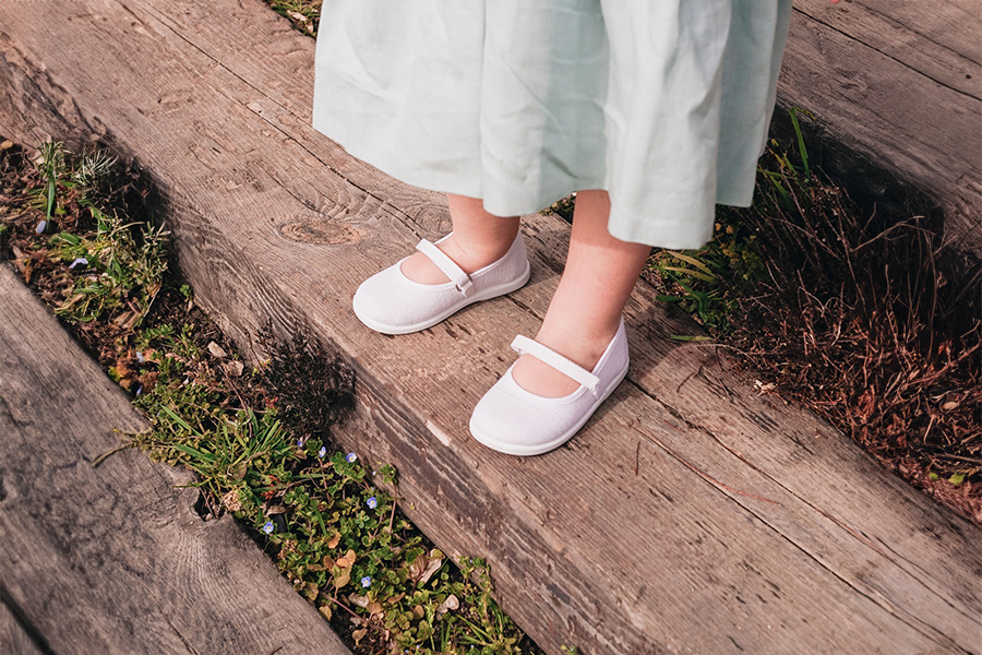 Merceditas Niña de Lino tira adherente fino