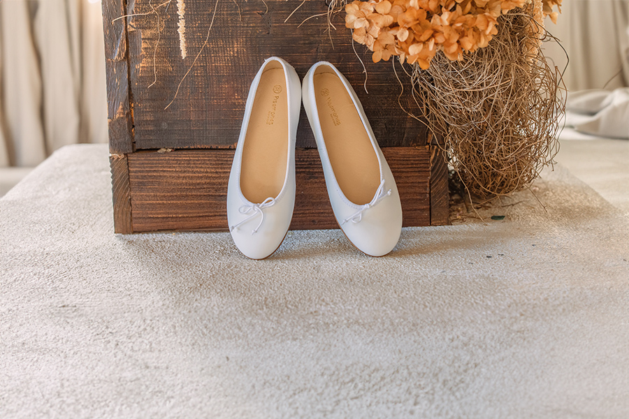 Bailarinas Niña Piel Manoletinas Comuniones