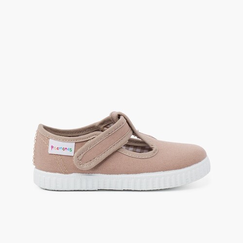 Pepitos Niños tira adherente    tipo zapatilla Topo