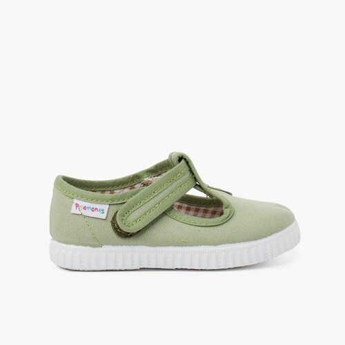 Pepitos Niños tira adherente    tipo zapatilla Verde Helecho