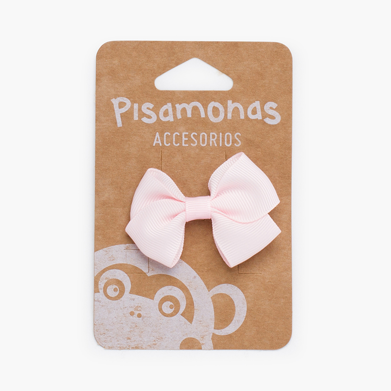 Pinza de Pelo Niñas Lazo Pequeño Rosa Bebé