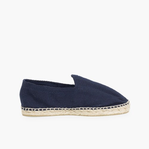 Alpargatas de Espiga Tallas Altas 34-45 Azul Marino