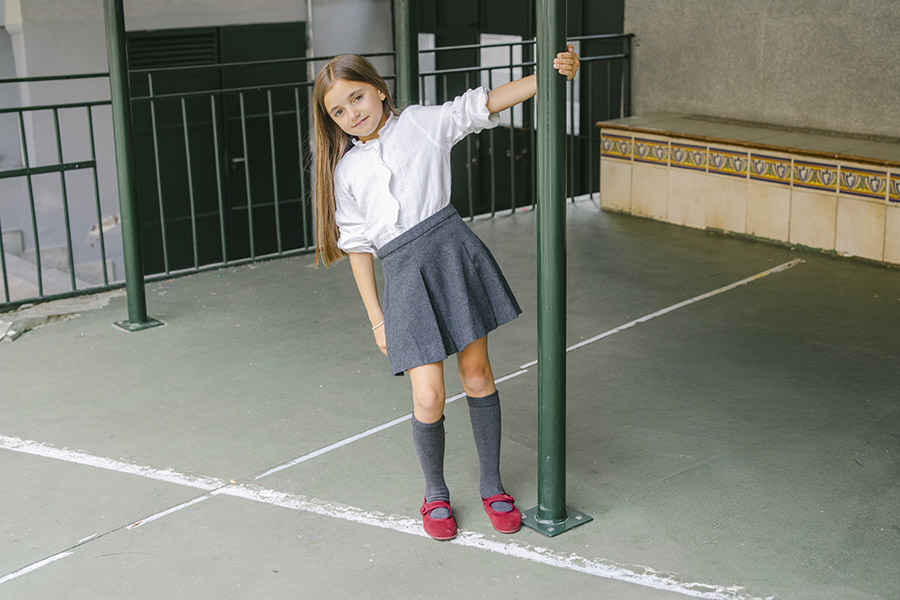 Merceditas Niña Serraje tira adherente   
