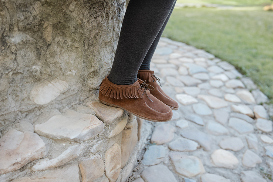 Botines de Flecos para Niños y Mujer