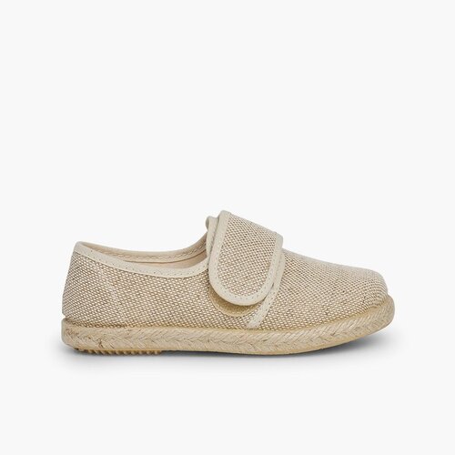 Blucher lino cierre tira adherente    Beige
