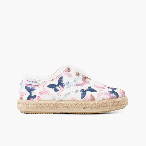 Zapatilla mariposa lengüeta elástica sin cordones Multicolor