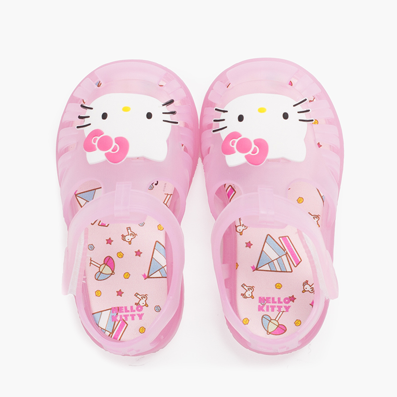 Cangrejeras Hello Kitty cierre adherente Rosa