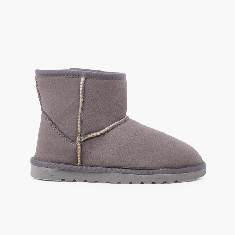 Botas bajas tipo australianas mujer y niños Gris