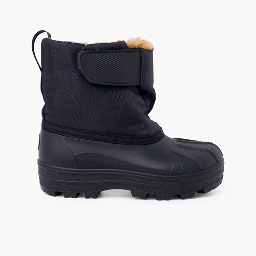 Botas borrego estilo apreski niño y niña Azul Marino