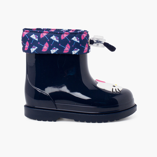 Botas agua Hello Kitty caña baja Azul Marino