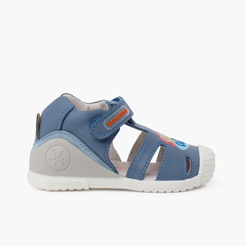 Sandalias Unisex Biomecanics Cierre Adherente Azul Índigo