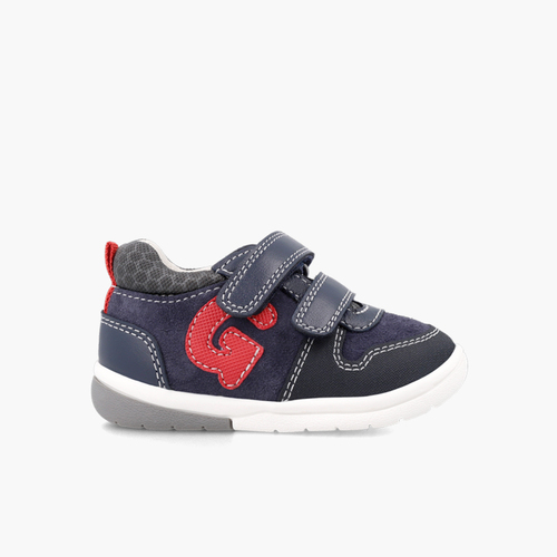 Zapatillas deportivas Garvalin doble cierre adherente Azul Marino