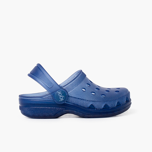 Zuecos de Goma con Tira Trasera Azul Marino