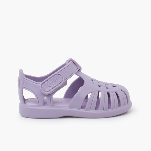 Cangrejeras Tira Adherente Tobby Solid Malva