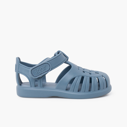 Cangrejeras Tira Adherente Tobby Solid Oceano