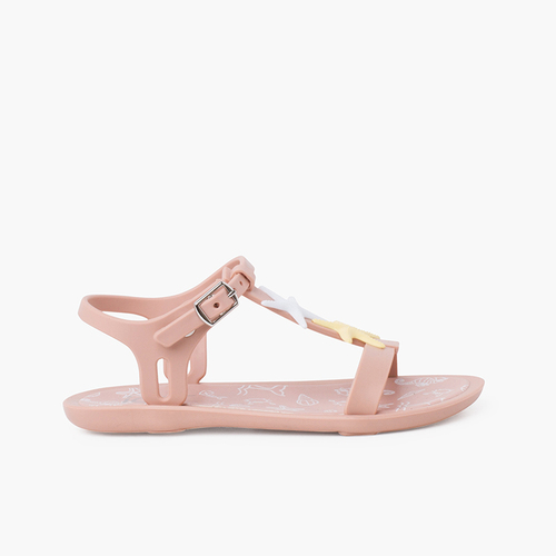 Sandalias Tricia Estrella Colores Empolvados Rosa Perla