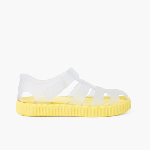 Cangrejeras Suela Colores Tipo Zapatillas Amarillo