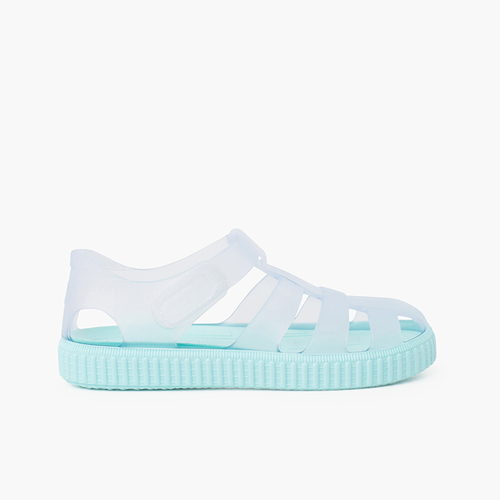 Cangrejeras Suela Colores Tipo Zapatillas Aguamarina
