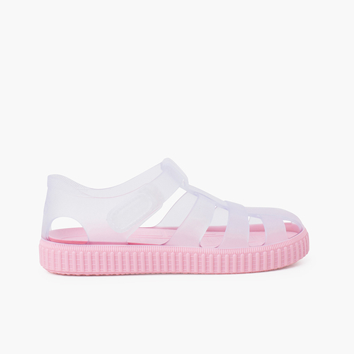 Cangrejeras Suela Colores Tipo Zapatillas Rosa