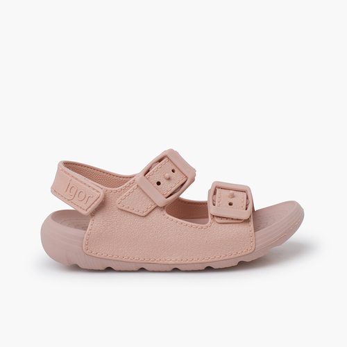 Sandalias unisex con suela EVA y doble hebilla Maquillaje