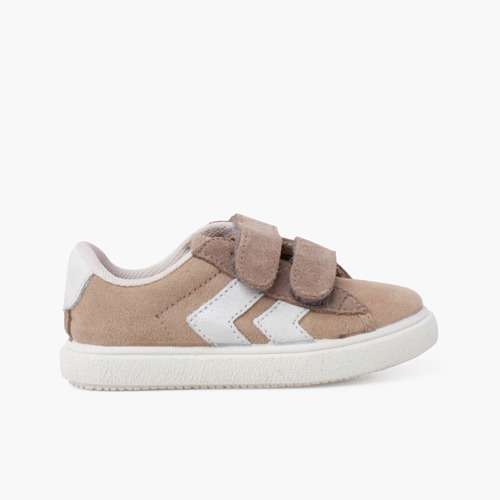 Sneakers rayas laterales cierre adherente serraje Arena