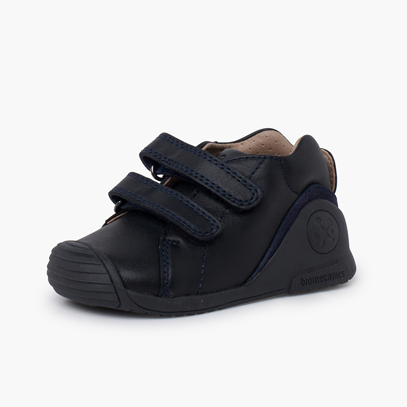 Zapatillas bebé de piel para primeros pasos de Biomecanics