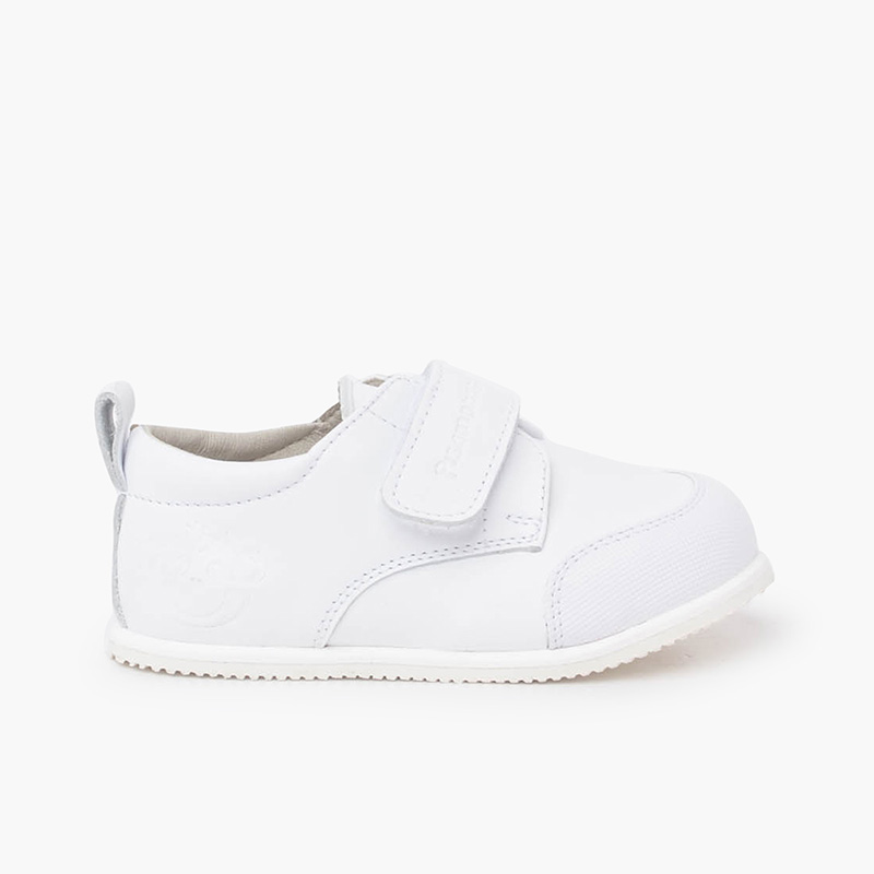 Deportivas Piso Flexible Puntera Reforzada Blanco