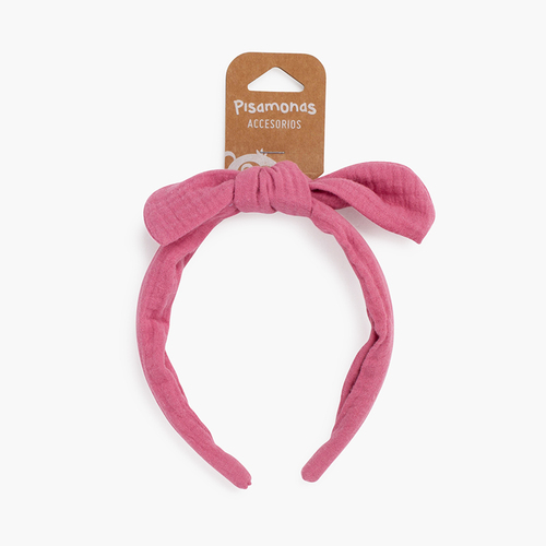 Diadema turbante gasa Rosa Francia