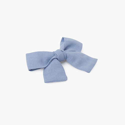 Clip pico pato lazo lino Azul Francia