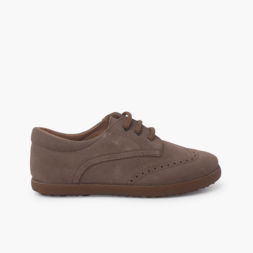 Zapatos oxford serraje suela caramelo Topo