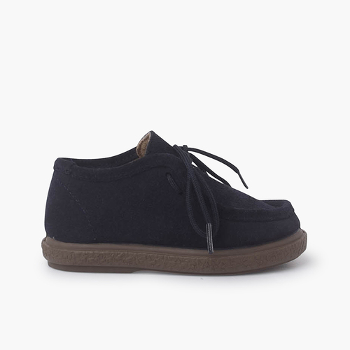 Zapatos Tipo Blucher Primeros Pasos Azul Marino
