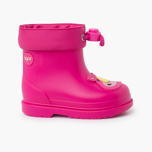 Botas De Agua Infantiles Rinoceronte Fucsia
