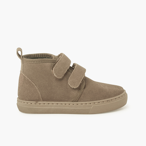 Botas Invierno Doble Tira Adherente Topo