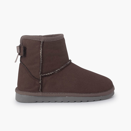 Botas Tipo Australianas Lazo Trasero Marrón