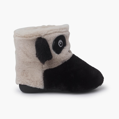 Botas Casa Panda Niños Blanco y Negro