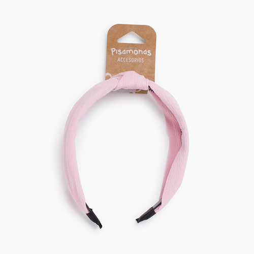 Diadema Turbante Niña y Mujer Rosa Pastel