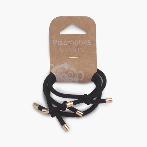 Gomas elásticas para el pelo Negro
