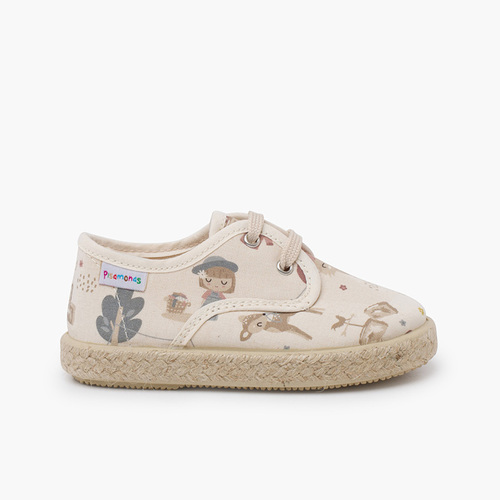 Zapatillas animales suela alpargata Bambis