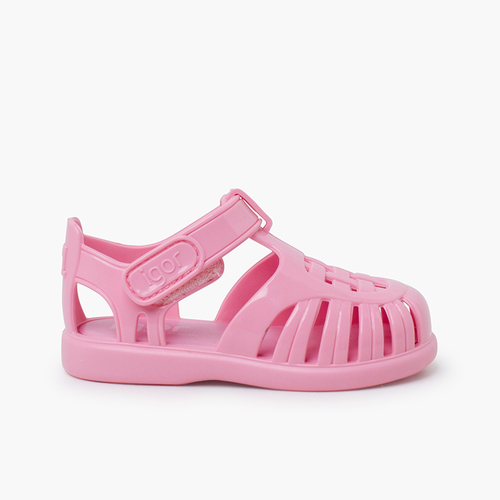 Cangrejeras agua glossy tira adherente Rosa